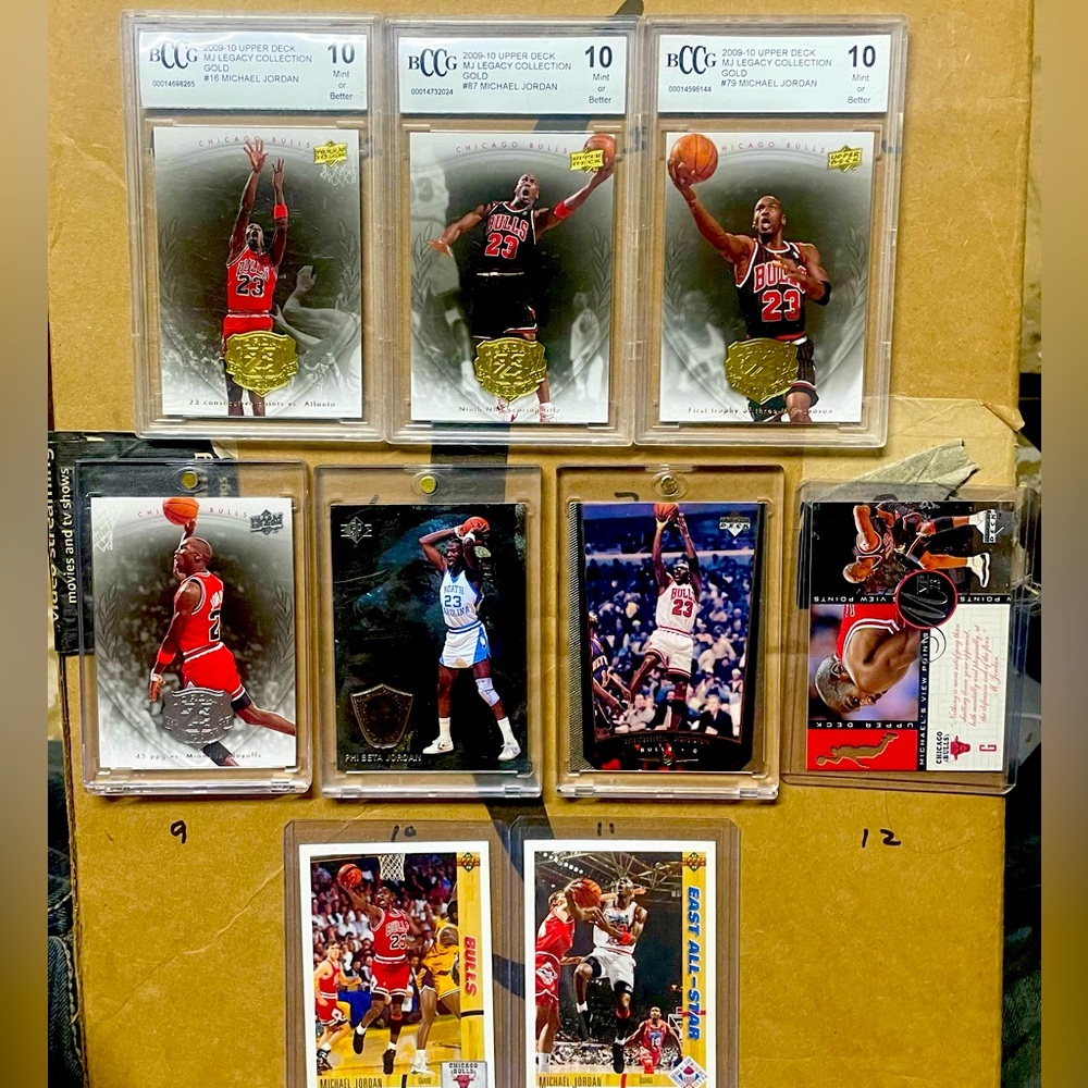 Nice mint or near mint Jordan cards